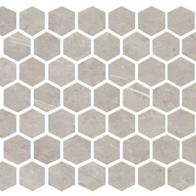 Daltile Core Fundamentals – Prime Field Tile Stamina Grey Hexagon PRIME-RL23HEX