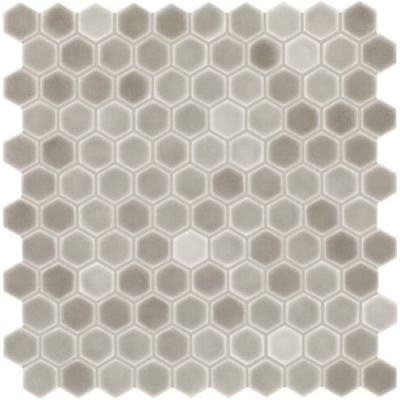 Daltile Uptown Glass Matte Frst Moka, Hexagon, 1, Matte UP211HEXMS1P