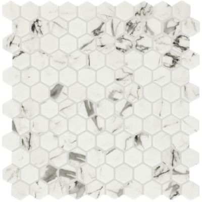 Daltile Uptown Glass Posh Resort, Hexagon, 1, Matte UP251HEXMS1P