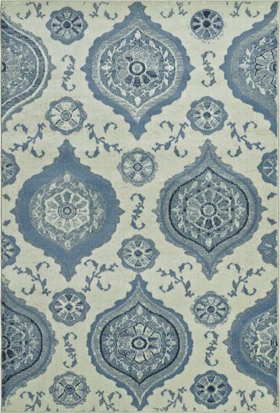Dalyn Beckham Bc1548 Traditional Blue 4’11” x 7’5″ BC1548IV5X7