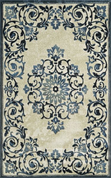 Dalyn Beckham Bc185 Transitional Blue 3’3″ x 5’1″ BC185IV3X5