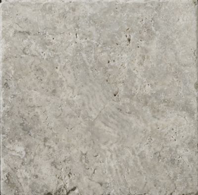 Emser Trav Ancient Tumbled Silver Travertine, Antique & Tumbled Silver T06TRAVSI0404AUT