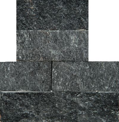 Emser Slate Black Quartzite Honed Black S05SL80BKCRNSET