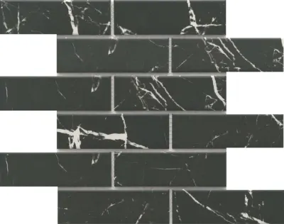 Emser Elegan Nero W95ELEGNE1112MOFM-EleganNero11125.5mmMatteOffsetMosaicPressed