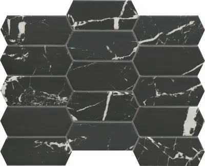 Emser Elegan Nero W95ELEGNE1013MTKM-EleganNero10135.5mmMatteThicketMosaicPressed