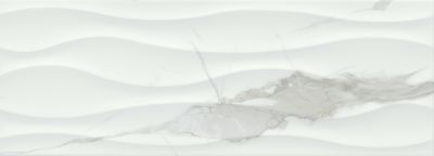 Emser Sculpture Ceramic Glossy White Wave F26SCULWVW1336