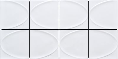 Emser Mizu Ceramic Glossy White W50MIZUWH0816MELP