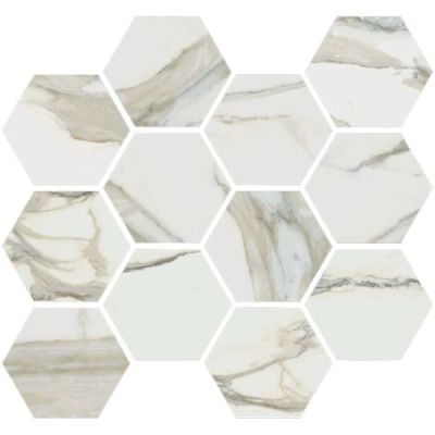 Happy Floors Stratus Oro Hexagon Mosaic Polished 7155-G
