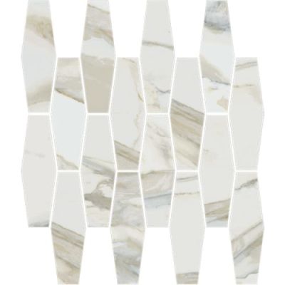 Happy Floors Stratus Oro Elongated Hex Mosaic Polished 7158-G