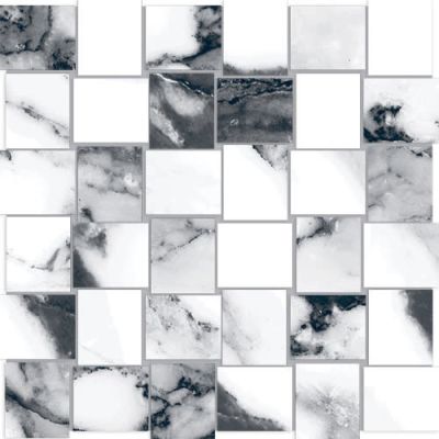 Happy Floors Crash Blanco Basketweave Mosaic Natural 7859-G