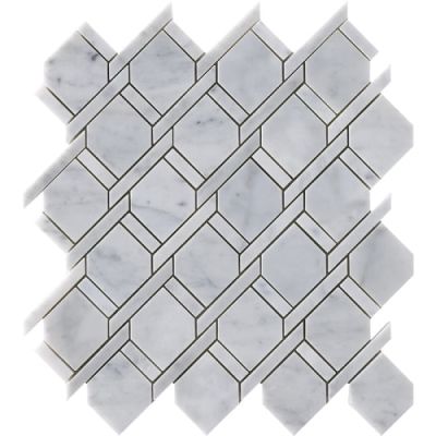Happy Floors Stone & Marble Carrara Rope Mosaic I PD203