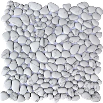 Happy Floors Endura Arabescato Pebble Mosaic Natural PD212