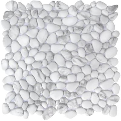Happy Floors Endura Calacatta Pebble Mosaic Natural PD222