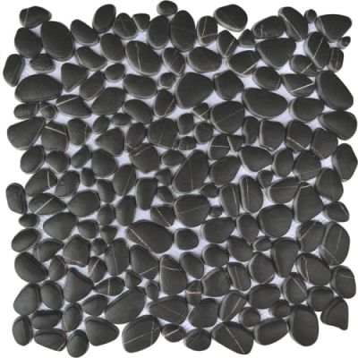 Happy Floors Endura Sahara Noir Pebble Mosaic Natural PD227