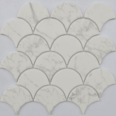 Happy Floors Endura Arabescato Scale Mosaic Natural PD251
