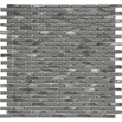 Happy Floors Iridium Silver Mini-Brick Natural PD330