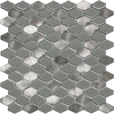 Happy Floors Iridium Silver Hexagon Natural PD331