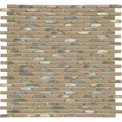 Happy Floors Iridium Gold Mini-Brick Natural PD335