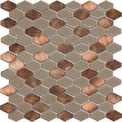 Happy Floors Iridium Copper Hexagon Natural PD341