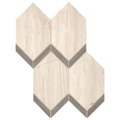 Marazzi Elongated Hex Gray and Fawn CT69-1317