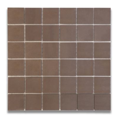 Metallic-look Akdo  Sonik Bronze 2” x 2” Mosaic (M) Brown PO2531-M002M0