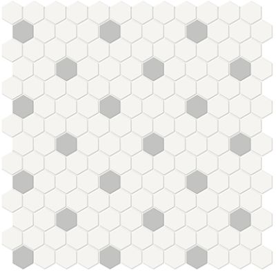 Florida Tile Soho Canvas White & Loft Grey CANA450104500