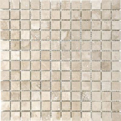 Anatolia Ivory Travertine Filled & Honed Mosaics 5001-0064-0