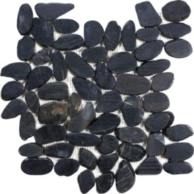 Anatolia Zen Tahitian Black Sand Flat Pebbles 5001-0235-0