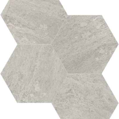 Anatolia Anciano Grigio Hexagon Mosaic 6in Honed 5001-0241-0