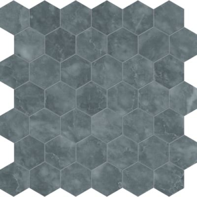 Anatolia Aqua Intenso Hexagon Mosaic Brushed 5001-0252-0