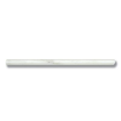 Stone Trim Akdo  12” Narrow Liner Carrara Bella (H) White, Gray MB1604-NL12H0