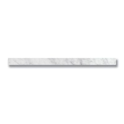 Stone Trim Akdo  12” Pure Liner Carrara (P) White, Gray MB1130-PL12P0