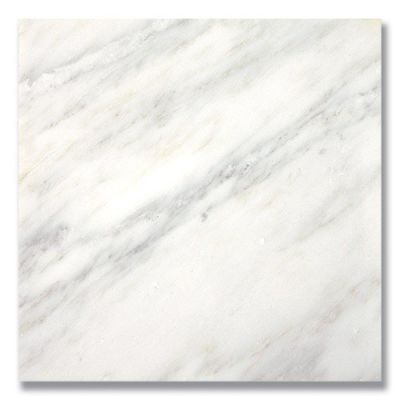 Stone Tile Akdo  12” x 12” Carrara Bella (P) White, Gray MB1604-1212P0