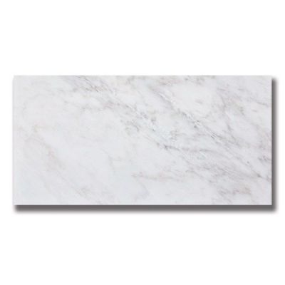 Stone Tile Akdo  18” x 36”  Carrara Bella (P) White, Gray MB1604-1836P0