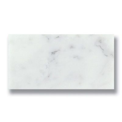 Stone Tile Akdo  3” x 6”  Carrara (P) Straight Edge White, Gray MB1130-0306P1
