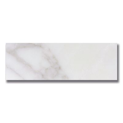 Stone Tile Akdo  3” x 9”  Calacatta (P) White, Gray, Taupe MB1203-0309P0