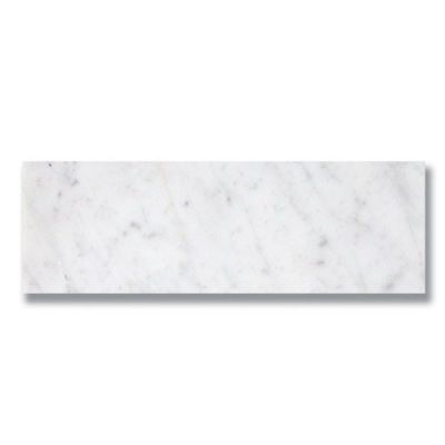 Stone Tile Akdo  4” x 12”  Carrara (P) White, Gray MB1130-0412P0