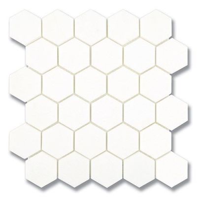Stone Mosaics Akdo  Hexagon Thassos (P) White MB1232-HEXAP0