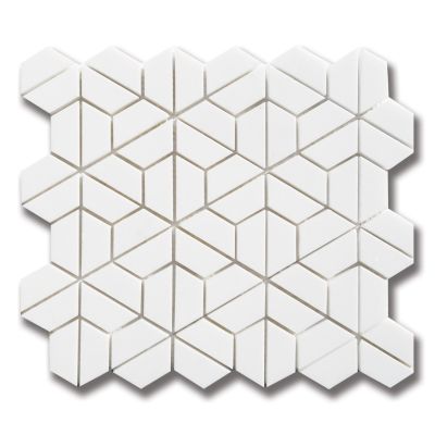 Stone Mosaics Akdo  Hoshi Thassos (P) White MB1232-HOSH00