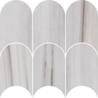 Alustra Florida Tile Majestic White Lasa FTIALU10PM4x6ARCH