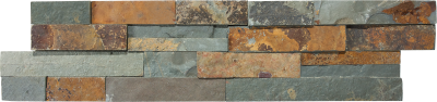 Ledgerstone Florida Tile  Ember Splitface FTINS302L6X24