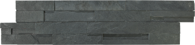 Ledgerstone Florida Tile  Coal Splitface FTINS304L6X24
