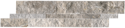 Florida Tile Ledgerstone Silver Splitface FTINS320L6X24