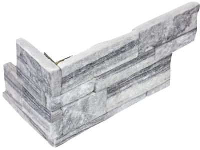 Florida Tile Ledgerstone Quartzite Assembled Corner FTINS324AC6X18