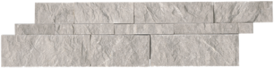 Florida Tile Ledgerstone Argento Splitface FTINS318L6X24