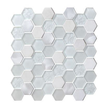 Finish Line Style Access  Pearl Metallic 2″ Hexagon NHHEX4807