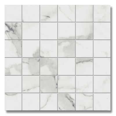 Stone-look Akdo  Renaissance 2” x 2” Calacatta (P) White, Gray PO2158-M002P0