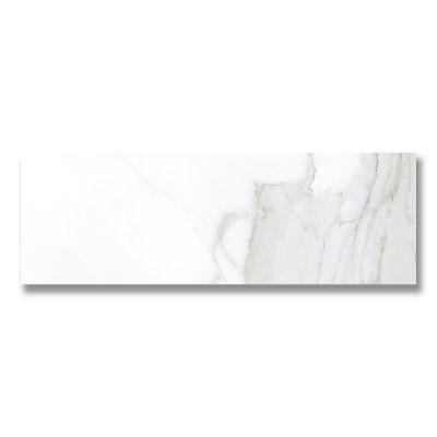 Stone-look Akdo  Renaissance 4” x 12” Calacatta Gold (M) White, Gray, Gold PO2314-0412M0