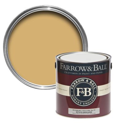 Farrow And Ball Current Palette Sudbury Yellow 5029496115109