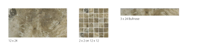 Surface Art Venetian Way Pietra Romance Walnut VenetianWayPietraRomanceWalnut324GlossyBullnoseTravertinePressed